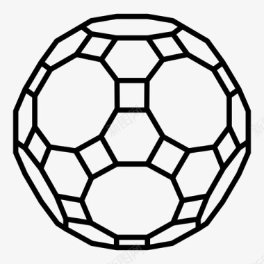 几何板块截短八面体阿基米德固体几何学图标图标
