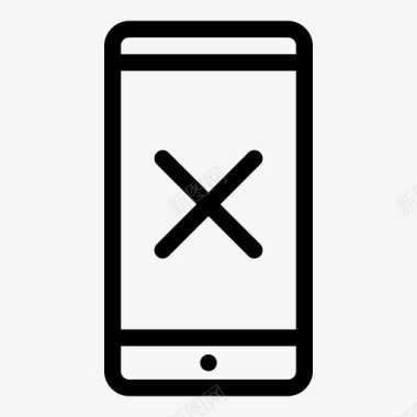 移动电话删除移动电话iphone图标图标