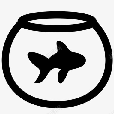 鱼缸金鱼记忆图标图标