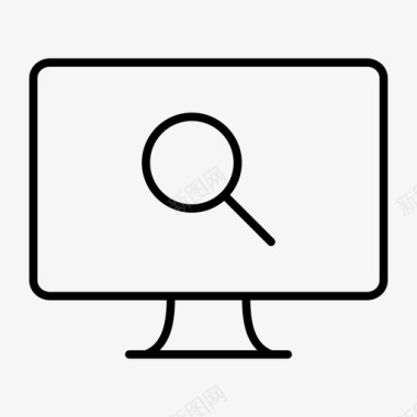 个人计算机查找监视器计算机屏幕显示计算机图标图标