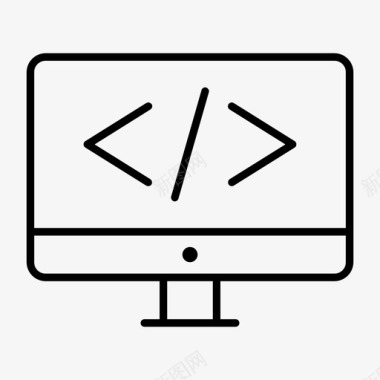 LED箱体代码计算机监视器dekstopimac图标图标