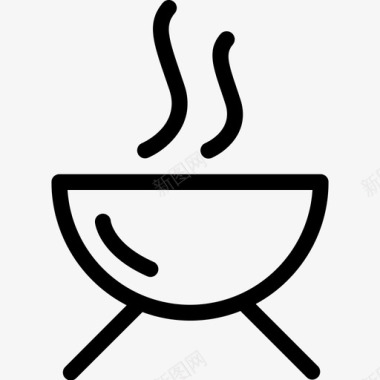 烧烤餐饮菜肴图标图标