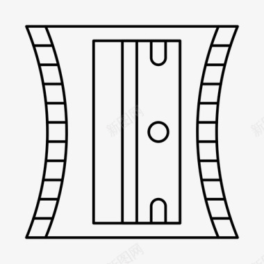 学校类卷笔刀铅笔学校图标图标