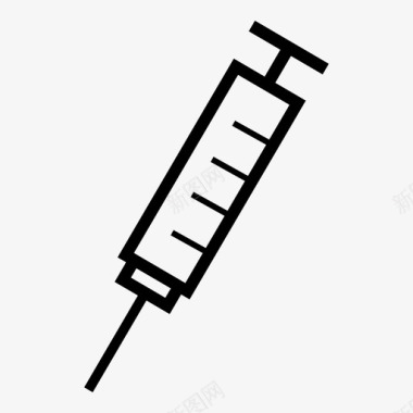 医院健康宣传注射器药品健康图标图标