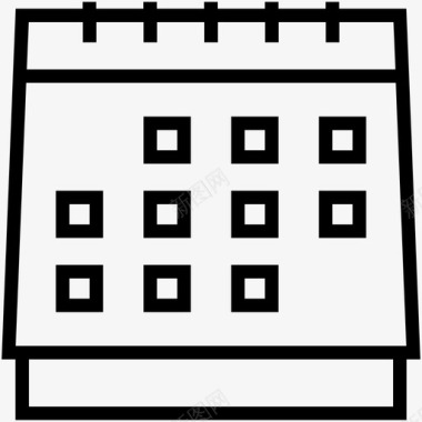 骚年日历日期日图标图标