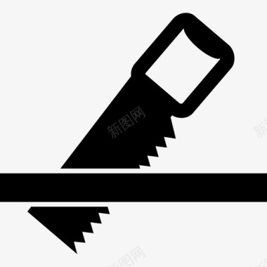 车库锯工具锯桌子工具和用具家居用品图标图标