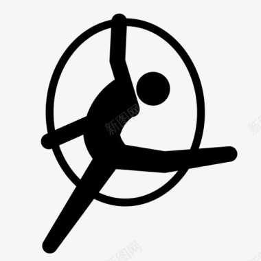 体操运动员艺术体操运动员奥林匹克图标图标