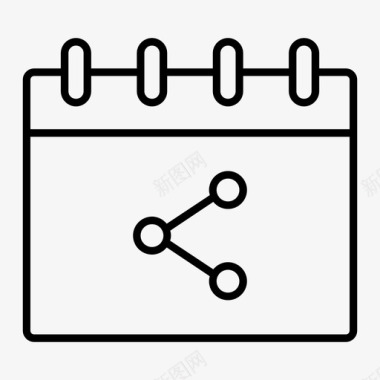 企业文化规划共享事件标记日历月历图标图标