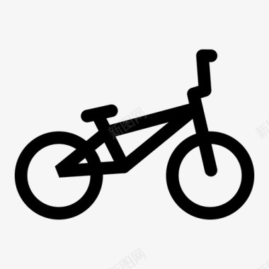 自行车bmx自行车摩托车越野奥运会图标图标