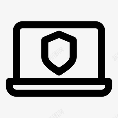 安全笔记本电脑macbook上网本图标图标