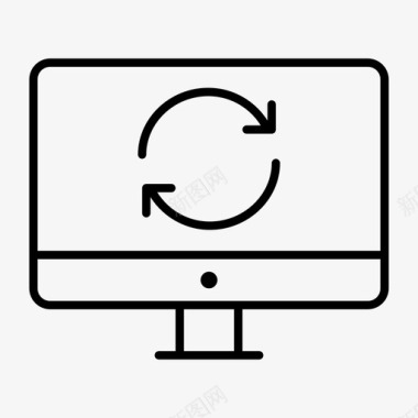 LED箱体同步计算机监视器dekstopimac图标图标