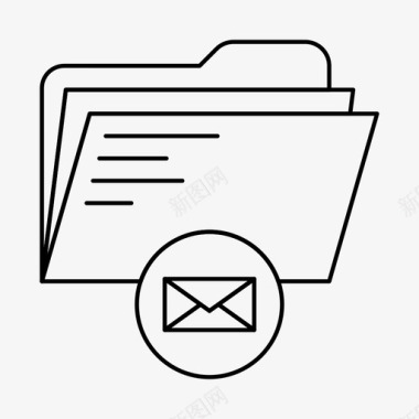 CC文件夹图标邮件文件夹文档文件图标图标
