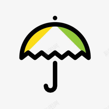 覆盖伞覆盖热图标图标