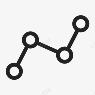 利益点图形连接点网络图标图标