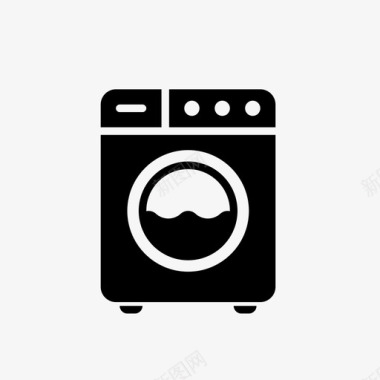 洗衣机电器消费电子产品图标图标
