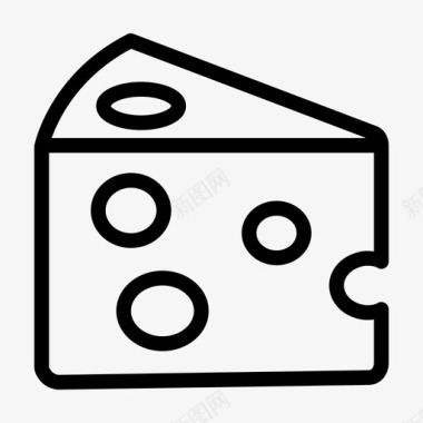 乳酪乳酪乳酪轮食品图标图标