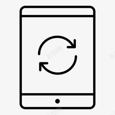 苹果的iPad同步pc平板电脑android电脑平板电脑图标图标