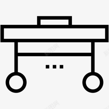 担架担架病床医院担架图标图标
