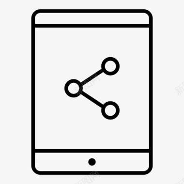 苹果的iPad共享pc平板电脑电脑平板电脑设备图标图标