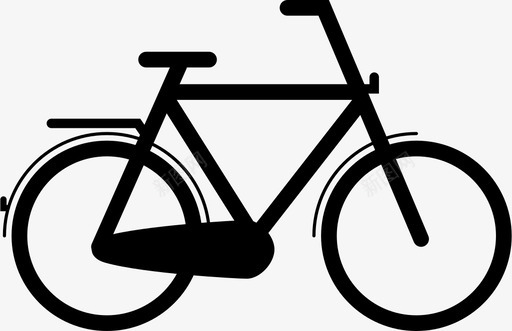 甜蜜自行车自行车山地车图标图标
