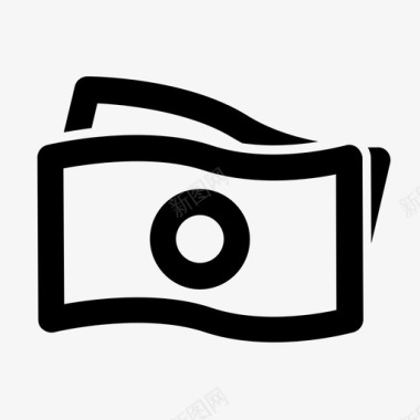 火焰美元图标现金钞票美元图标图标