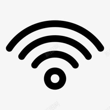 WiFi无线WiFi网络全wifi互联网信号图标图标