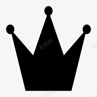 皇冠威严皇室图标图标