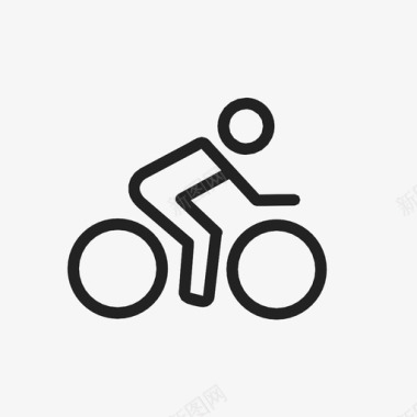 骑自行车比赛娱乐图标图标