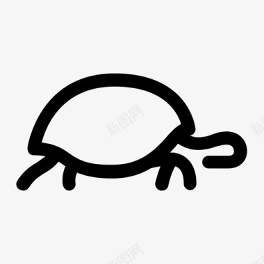 乌龟龟壳金龟图标图标