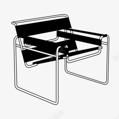 豪斯瓦西里椅建筑包豪斯图标图标