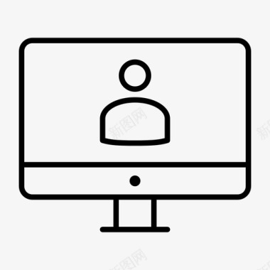 LED箱体用户电脑显示器dekstopimac图标图标