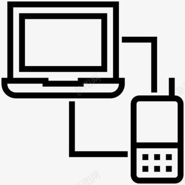 无线网络连接网络设备笔记本电脑图标图标