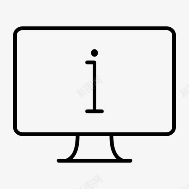 个人计算机信息监视器计算机屏幕显示计算机图标图标
