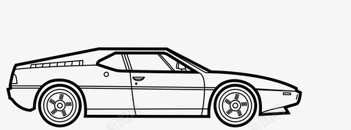 a1背景宝马m1汽车复古图标图标