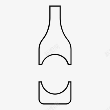一瓶一瓶啤酒饮料图标图标
