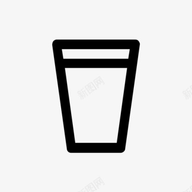 玻璃杯啤酒杯子图标图标