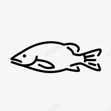 黄鱼鱼钓鱼图标图标