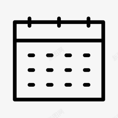 文具批发市场日历商务桌面图标图标