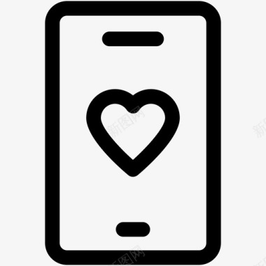 屏幕爱情短信爱心爱情聊天图标图标