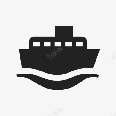 船港口航行图标图标