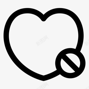 夹心拒绝喜欢收藏夹心图标图标