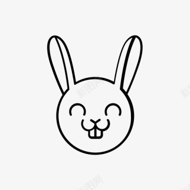 兔子动物小兔子图标图标