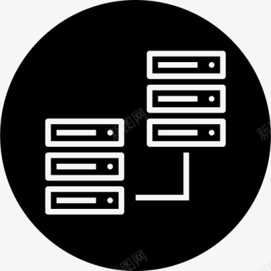 服务器服务器数据机架图标图标