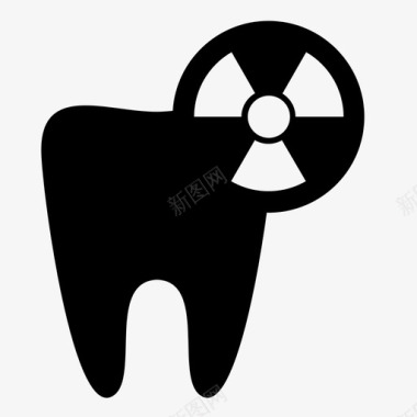 旋转光牙科x光牙科护理牙医图标图标