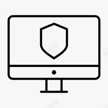 LED箱体安全计算机监视器dekstopimac图标图标