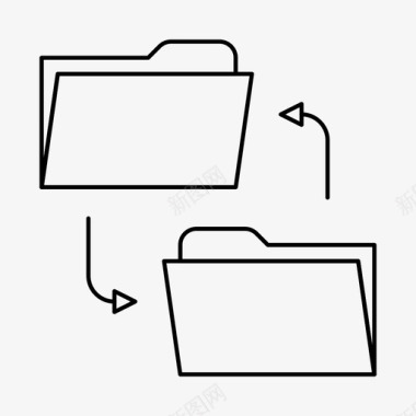 文件和文件夹复制到文件文件夹图标图标