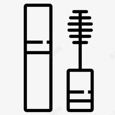 眼睛图标睫毛膏化妆品眼睛图标图标