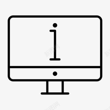 警告ICON信息计算机显示器dekstopimac图标图标