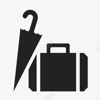 行李机场行李箱图标图标