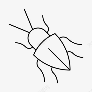 虫虫甲虫昆虫图标图标